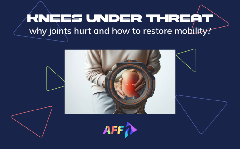 Cover: knee pain and joint health offers in nutra